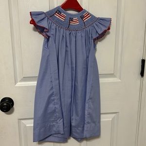 Smock dress with shorts